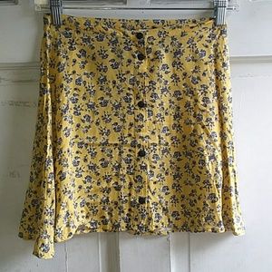 👗Divided Floral Skirt